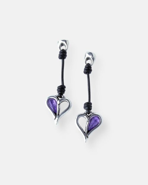 PENDIENTES LARGOS CUERO PASIÓN