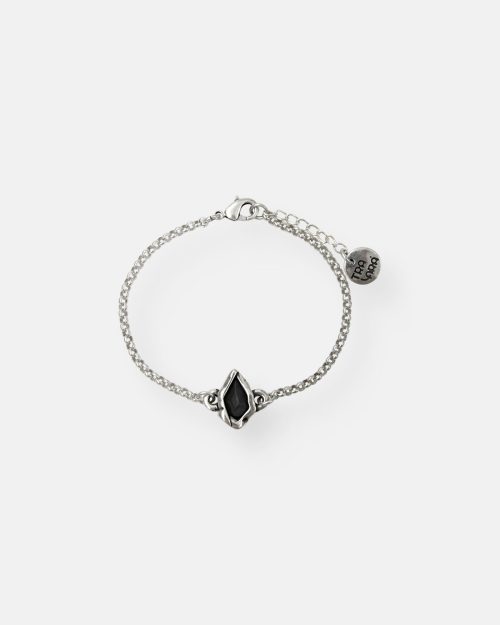 PULSERA CADENA FINA STONE
