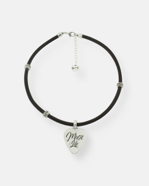 COLLAR CUERO PUA MUSICA
