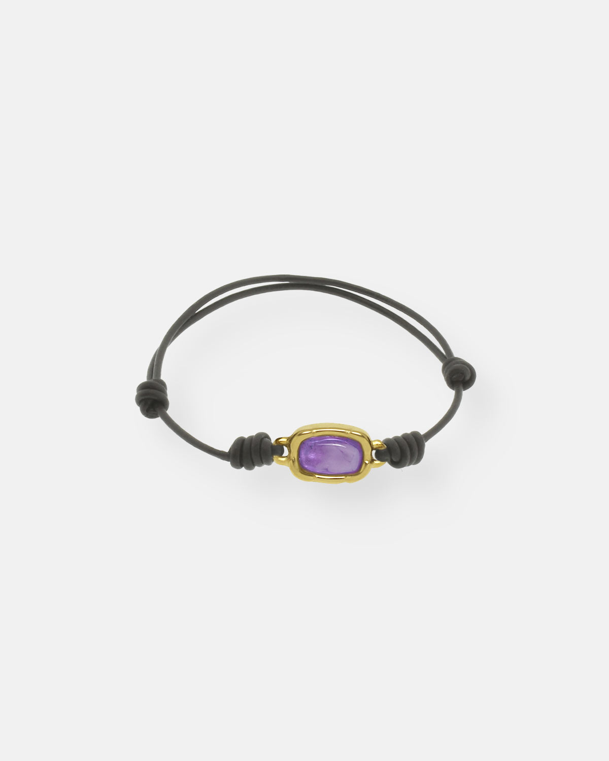 PULSERA CUERO OVALADA FORMAS