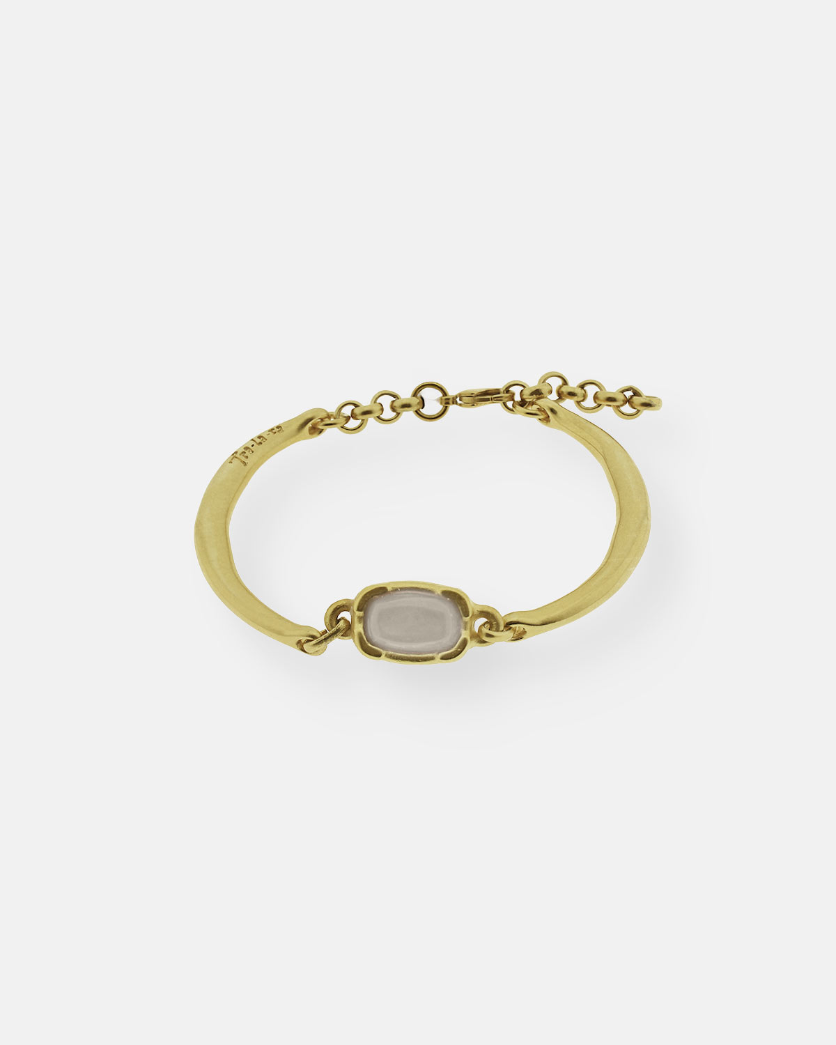 PULSERA RIGIDA ORO OVALADA FORMAS