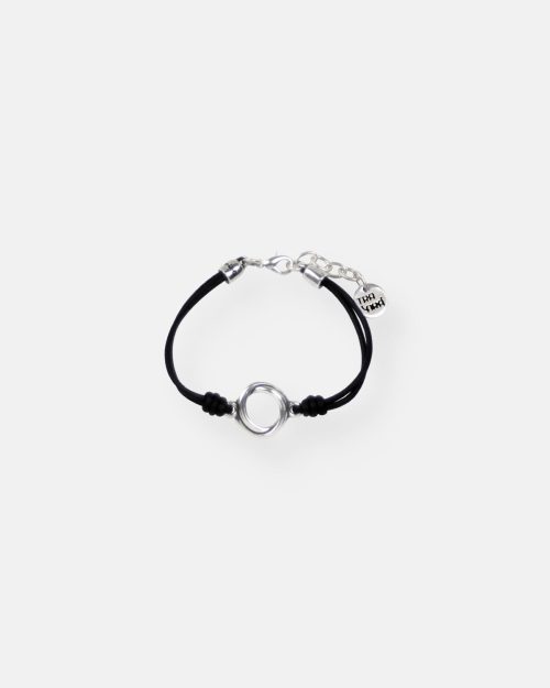 PULSERA CUERO FINA HUECA TUAREG