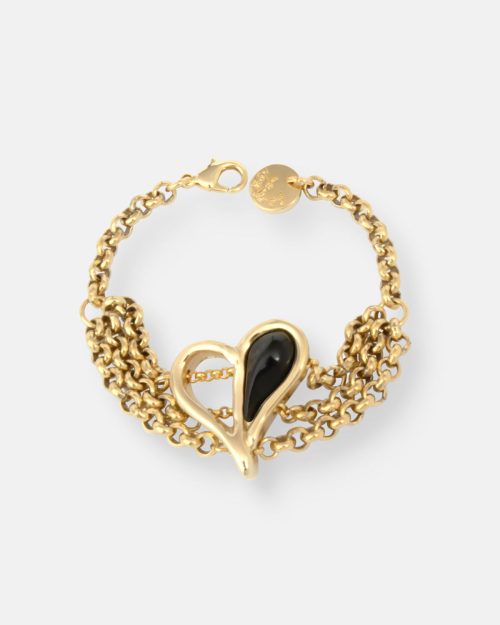PULSERA 3 CADENAS PASIÓN GR. ORO