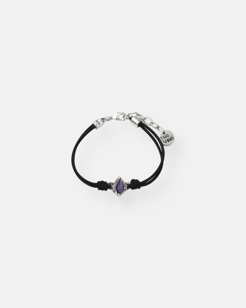 PULSERA CUERO NUDOS STONE