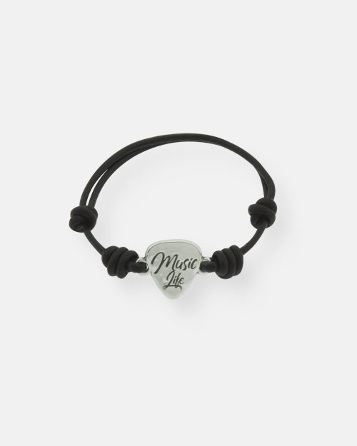 PULSERA CUERO NUDOS PUA MUSICA