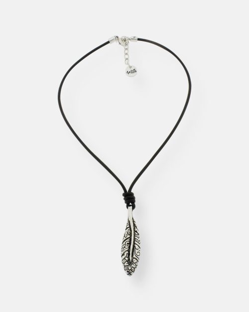 COLGANTE CUERO 1 HOJA MAUI