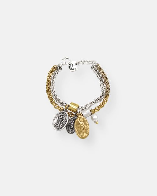 PULSERA CADENA TUBOS FE