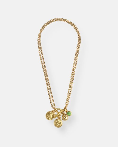 COLGANTE DOBLE CADENA VOYAGE ORO