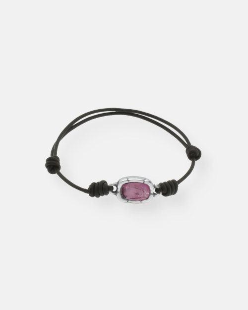 PULSERA CUERO OVALADA FORMAS
