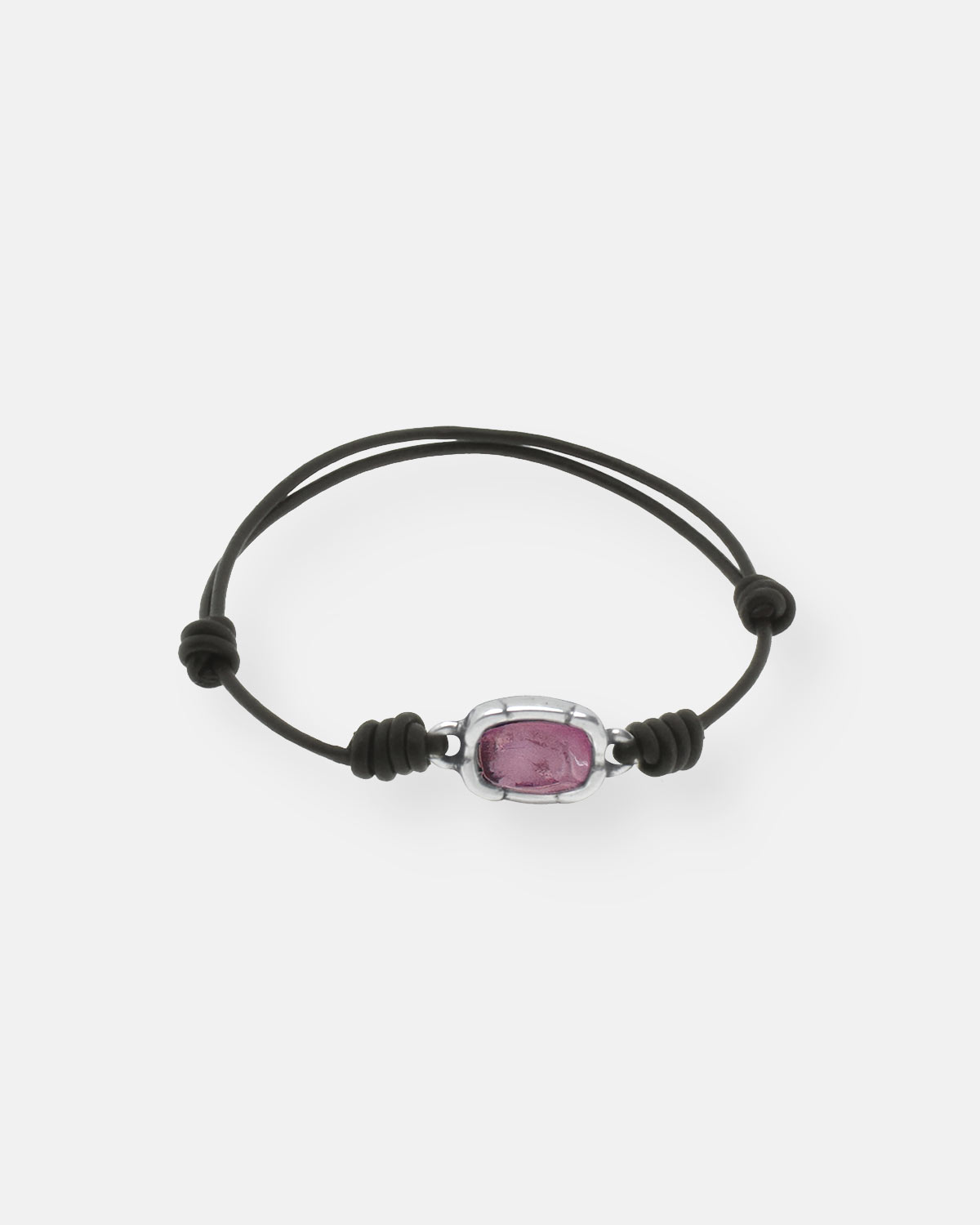 PULSERA CUERO OVALADA FORMAS