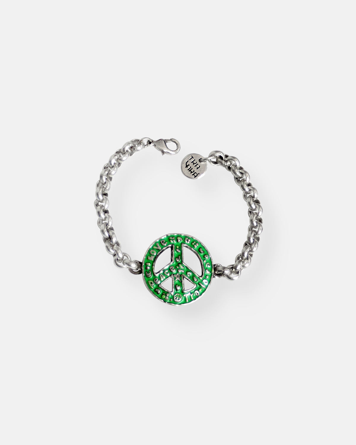 PULSERA CADENA PEACE