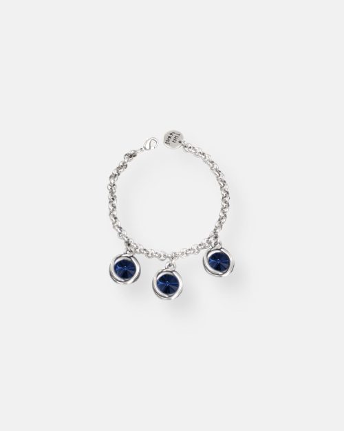 PULSERA CADENA 3 CRISTALES TUAREG