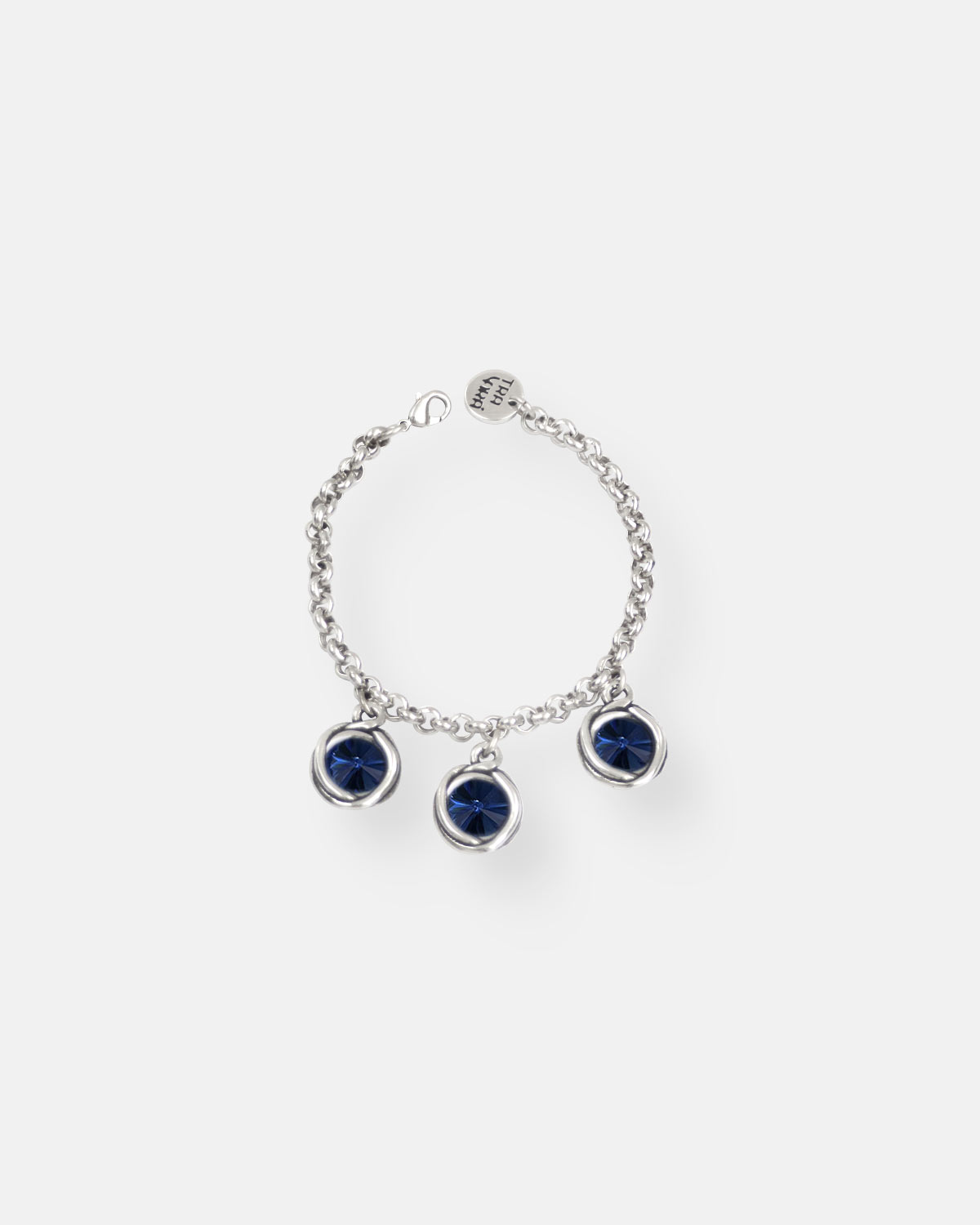PULSERA CADENA 3 CRISTALES TUAREG