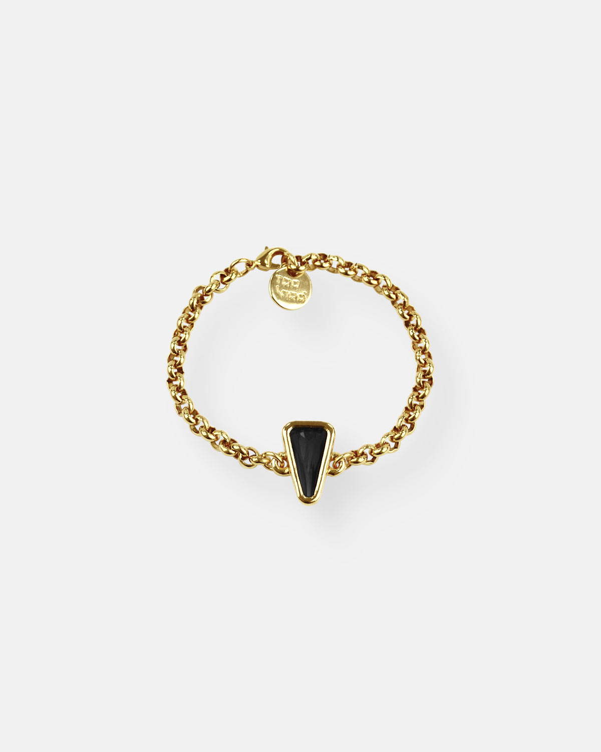 PULSERA CADENA VERTICE ORO