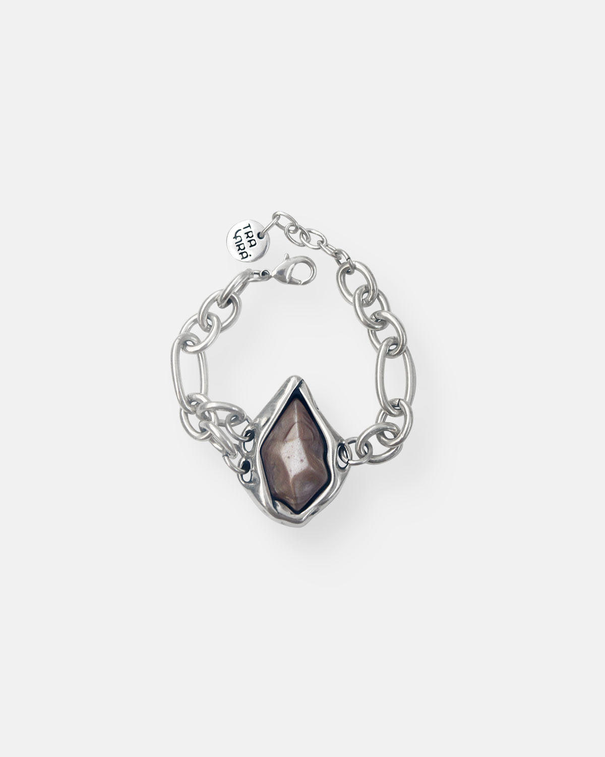 PULSERA CADENA GRUESA STONE