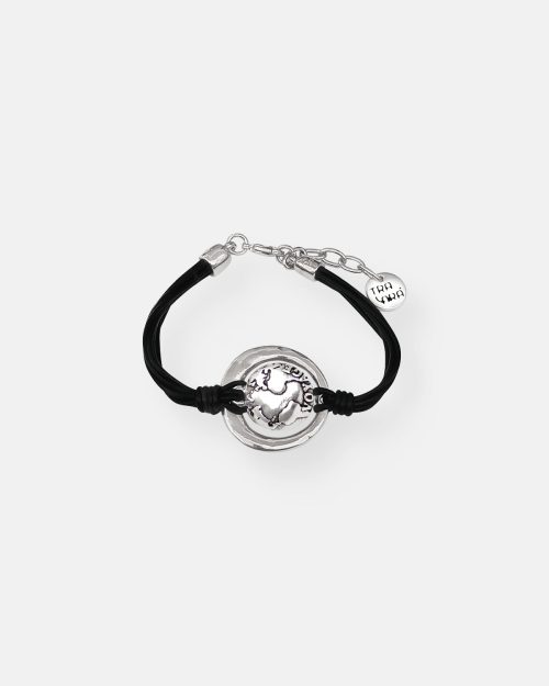PULSERA CUERO ARO VOYAGE