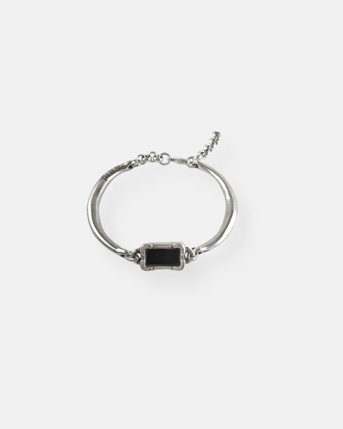 PULSERA RIGIDA PLATA RECTANGULAR FORMAS