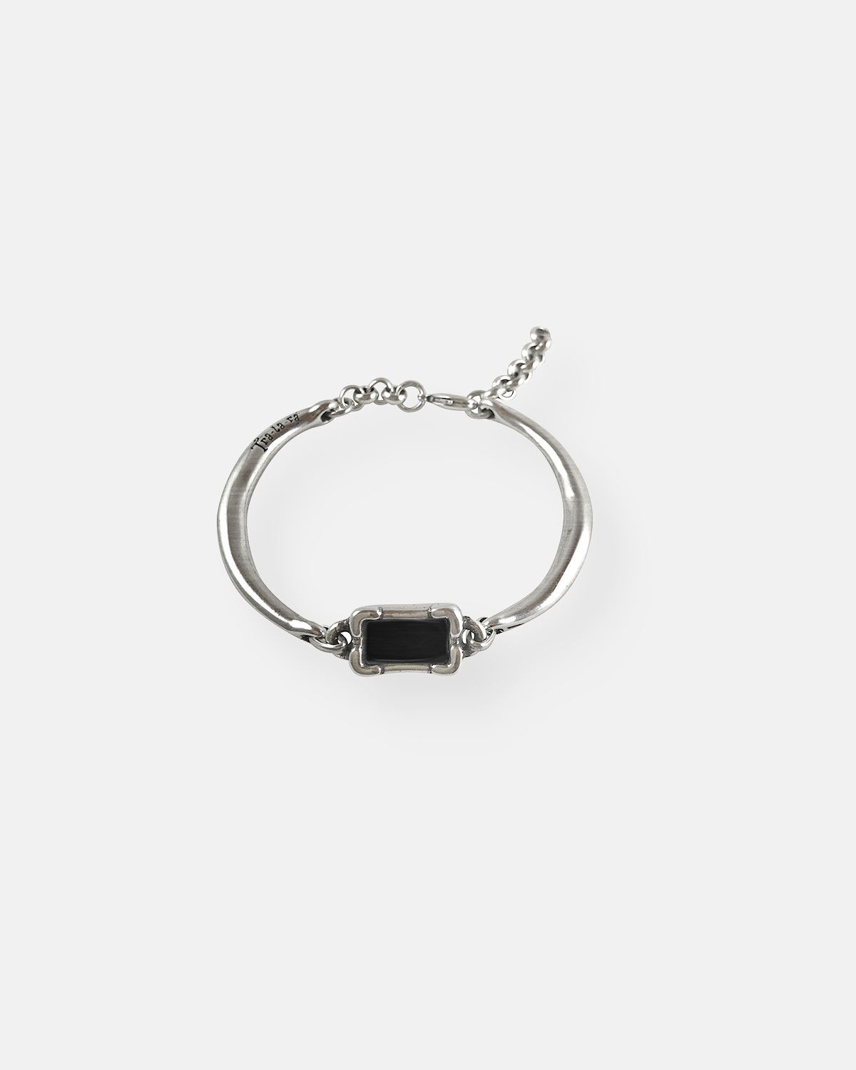 PULSERA RIGIDA PLATA RECTANGULAR FORMAS
