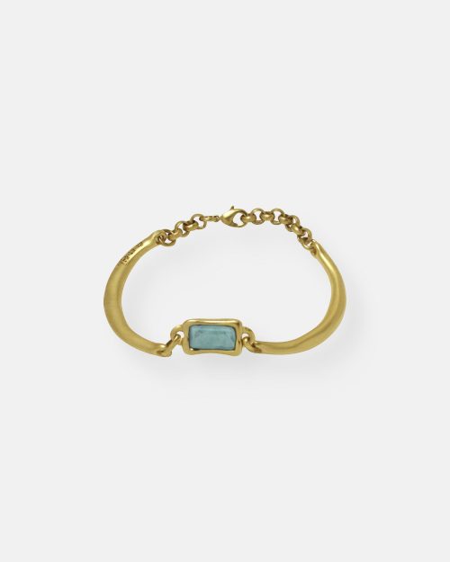 PULSERA RIGIDA ORO RECTANG.FORMAS