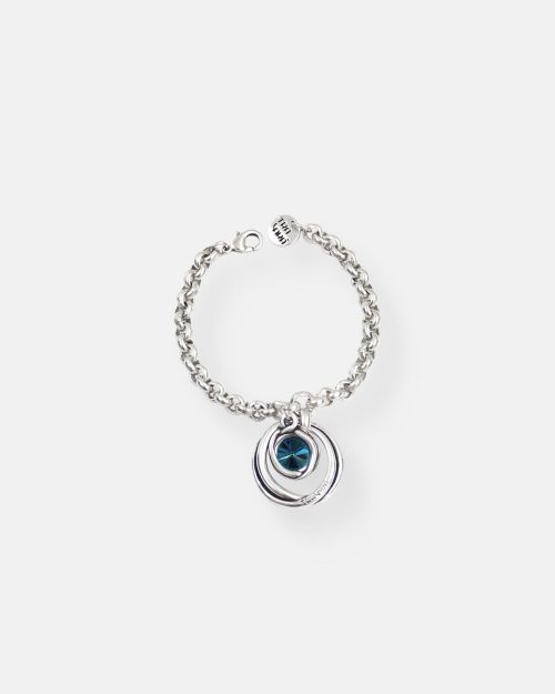 PULSERA CADENA GRUESA 1 CRISTAL TUAREG