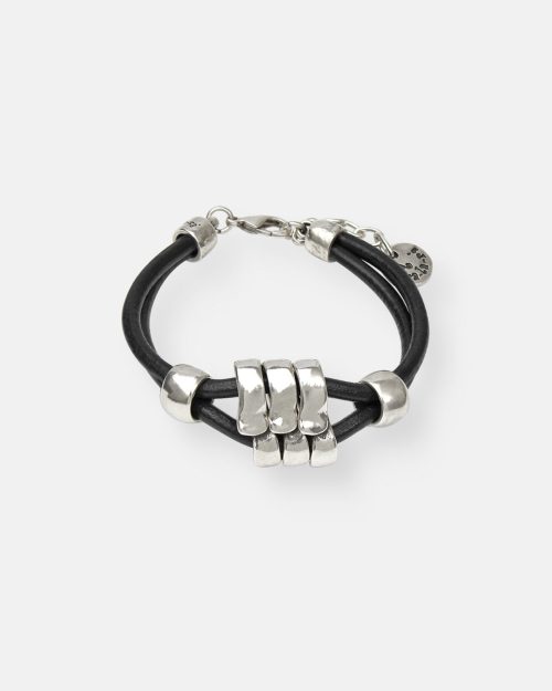 PULSERA DOBLE CUERO AIRE