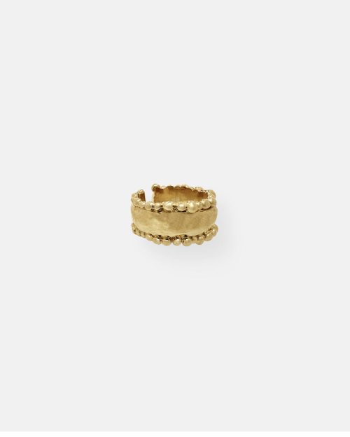ANILLO ANCHO GRECIA ORO