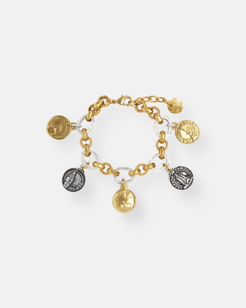 PULSERA BICOLOR VOYAGE ORO