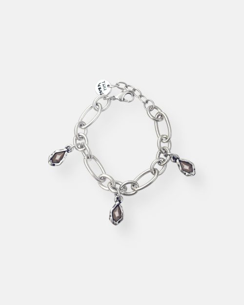 PULSERA CADENA 3 PIEDRAS STONE