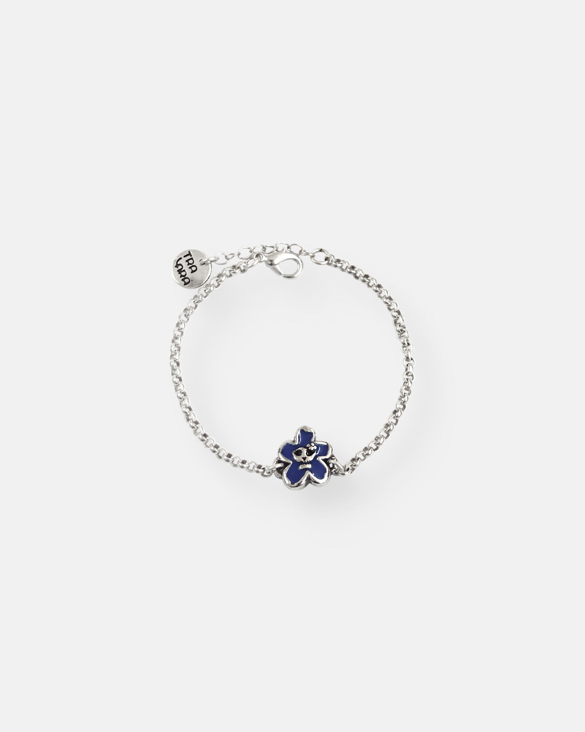 PULSERA CADENA FINA FLOR CATRINA