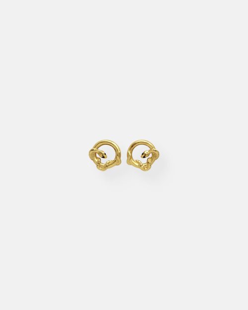 PENDIENTES PRESION SALVAJE ORO