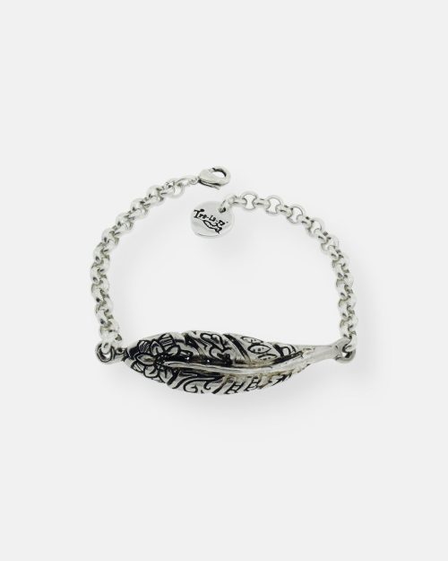 PULSERA CADENA 1 HOJA MAUI