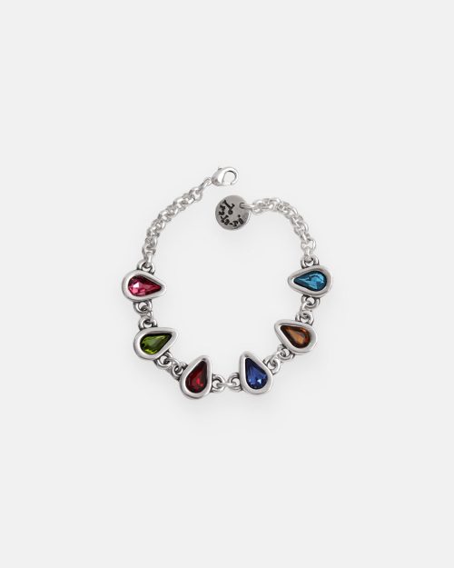 PULSERA CADENA 6 PETALOS