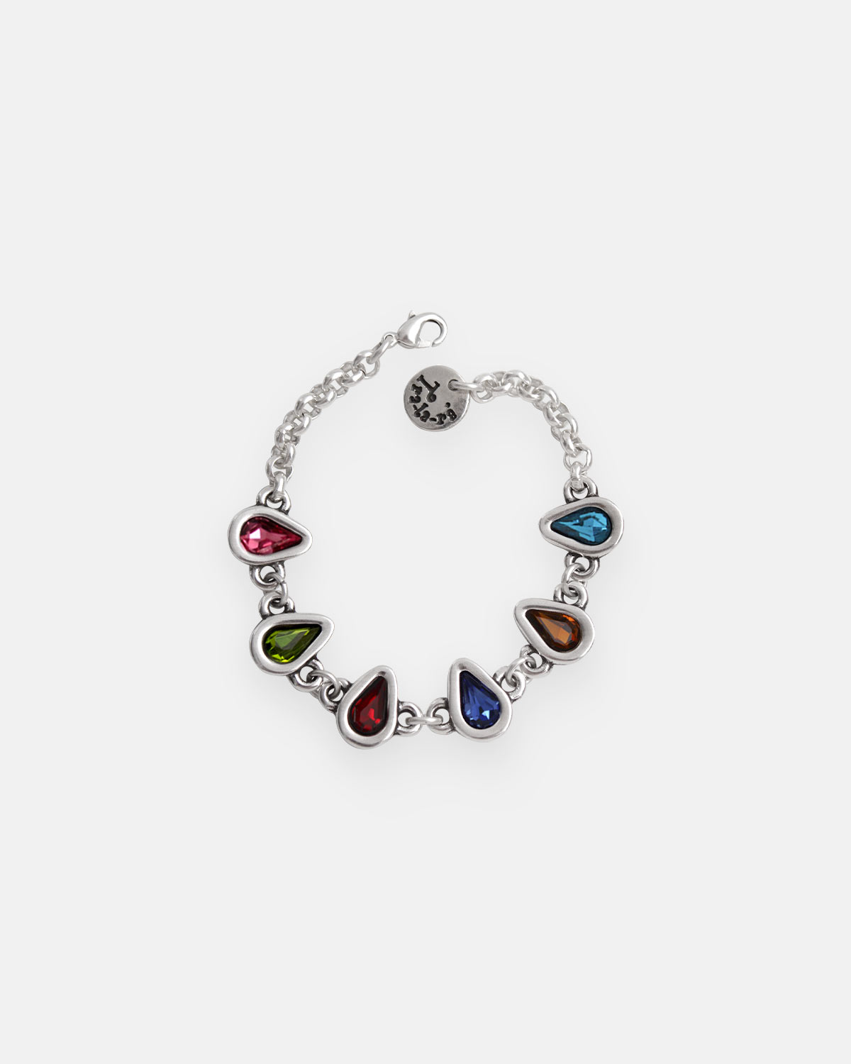 PULSERA CADENA 6 PETALOS