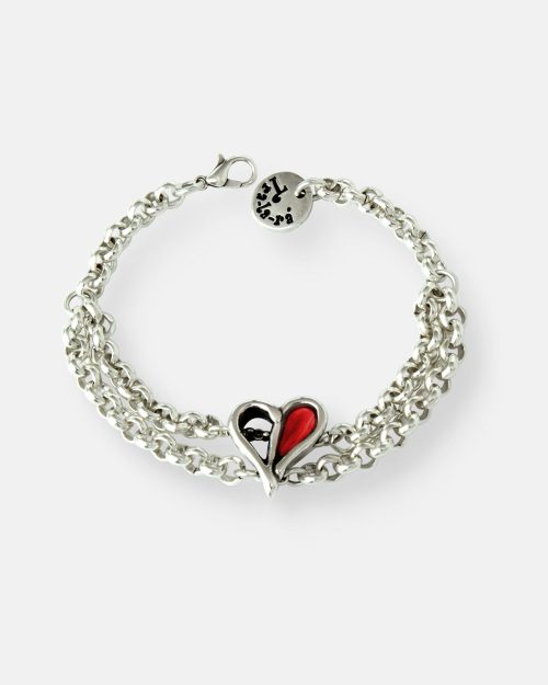 PULSERA 2 CADENAS PASIÓN PEQ.