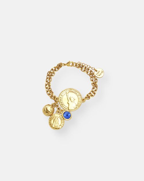 PULSERA DOBLE CADENA VOYAGE ORO
